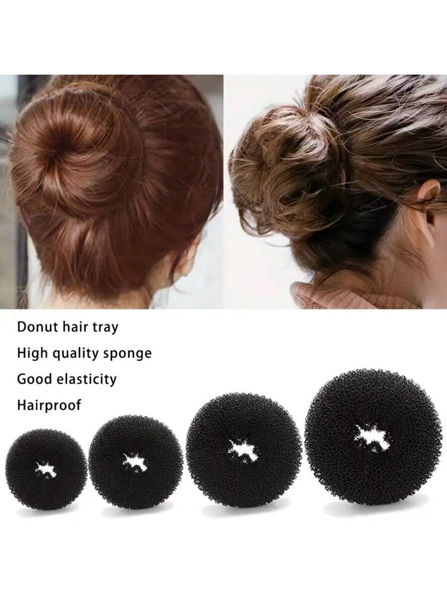 Donut Hair Bun Maker Set Soft  - Xl Women'S Fashion บทวิจารณ์และราคา