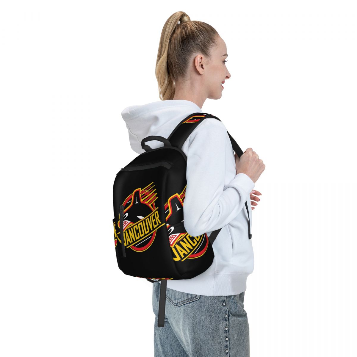 Rare Vancouver Hockey Canucks  - Women'S Fashion Vancouver บทวิจารณ์และราคา