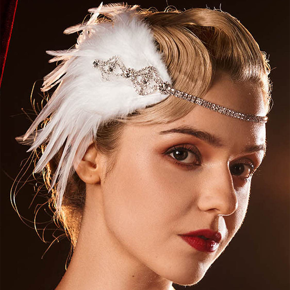Stonefans Green Flapper Headba - Women'S Fashion In The 1920S บทวิจารณ์และราคา